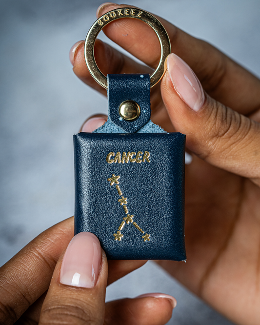 Cancer Zodiac Keychain - Personalized Mini Photo Album