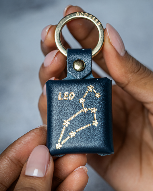 Leo Zodiac Keychain – Personalized Mini Photo Album